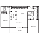2 Bedroom D Floorplan Image