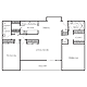 2 Bedroom Large Floorplan Image