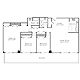 3 Bedroom Tower Floorplan Image