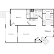 1 Bedroom A Floorplan Image