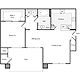 1 Bedroom A Floorplan Image