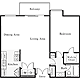 1 Bedroom G Floorplan Image