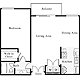 1 Bedroom I Floorplan Image