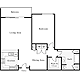 1 Bedroom N Floorplan Image