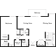 1 Bedroom M Floorplan Image