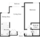 1 Bedroom D Floorplan Image