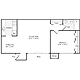 1 Bedroom A Floorplan Image