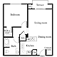 1 Bedroom C Floorplan Image