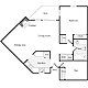 1 Bedroom F (HS) Floorplan Image
