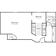 Studio I Floorplan Image