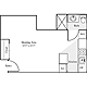 Studio C Floorplan Image