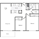 2 Bedrooms A Floorplan Image