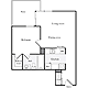 1 Bedroom I Floorplan Image