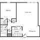1 Bedroom P Floorplan Image