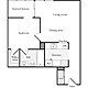 1 Bedroom E Floorplan Image