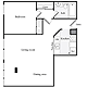 1 Bedroom Q Floorplan Image