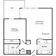 1 Bedroom N Floorplan Image