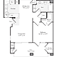 1 Bedroom B Floorplan Image