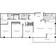 3 Bedroom 1679 Floorplan Image