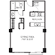 Studio A Floorplan Image