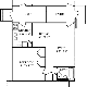 One Bedroom Floorplan Image