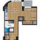 Studio G/545 Floorplan Image