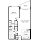 1 Bedroom A Floorplan Image
