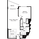 1 Bedroom B Floorplan Image