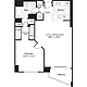 1 Bedroom C Floorplan Image