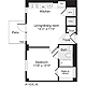 1 Bedroom A Floorplan Image