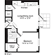 1 Bedroom C Floorplan Image