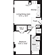 1 Bedroom D Floorplan Image