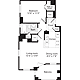 1 Bedroom E Floorplan Image