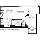 1 Bedroom M Floorplan Image