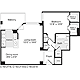 1 Bedroom W Floorplan Image