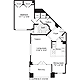1 Bedroom R Floorplan Image
