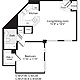 1 Bedroom J Floorplan Image