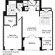 1 Bedroom Z Floorplan Image
