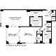 1 Bedroom II Floorplan Image