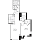 1 Bedroom D Floorplan Image