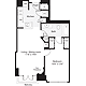 1 Bedroom C Floorplan Image