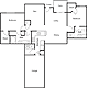 2D -1st floor with garage Floorplan Image