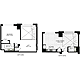 1 Bedroom Y Floorplan Image