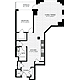 1 Bedroom Z Floorplan Image