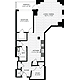 1 Bedroom KK Floorplan Image