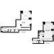 1 Bedroom OO Floorplan Image