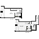 1 Bedroom WW Floorplan Image