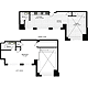1 Bedroom XX Floorplan Image