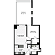 1 Bedroom D Floorplan Image