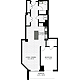 1 Bedroom R Floorplan Image